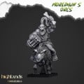 Highlands Miniatures - Moredhun's Orcs - Mounted Cave Orcs on Board  With EMC 2