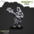 Highlands Miniatures - Moredhun's Orcs - Cave Orcs With Big Pike & EMC 5