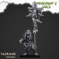 Highlands Miniatures - Moredhun's Orcs - Cave Orcs With Big Pike & EMC 6