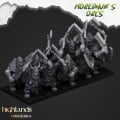 Highlands Miniatures - Moredhun's Orcs - Orc Warriors with Hand Weapons with EMC 7