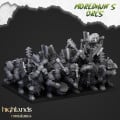 Highlands Miniatures - Moredhun's Orcs -  Armoured Orcs With EMC 8