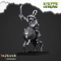 Highlands Miniatures - Steppe Goblins - Mounted Steppe Goblins with Bow & EMC 1