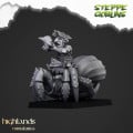 Highlands Miniatures - Steppe Goblins - Mounted Coast Goblins with EMC 1