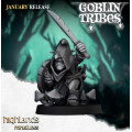 Highlands Miniatures - Swamp Goblins - Swamp Goblin with Hand Weapons & EMC 8