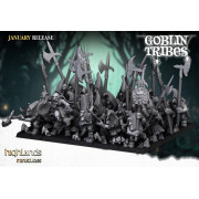 Highlands Miniatures - Swamp Goblins - Swamp Goblin with Pikes & EMC