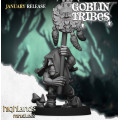 Highlands Miniatures - Swamp Goblins - Swamp Goblin with Pikes & EMC 12