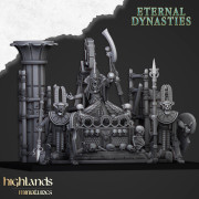 Highlands Miniatures - Eternal Dynasties - Pharaoh Funeral Ship