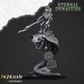 Highlands Miniatures - Eternal Dynasties - Mounted Ancient Guard on Great Snakes 5