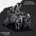 Highlands Miniatures - Eternal Dynasties - Ancient Skeletal Chariots with EMC 2