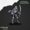 Highlands Miniatures - Eternal Dynasties - Ancient Skeletons with Bows 2