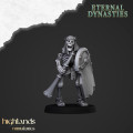 Highlands Miniatures - Eternal Dynasties - Ancient Skeletons with Spears & EMC 1