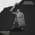 Highlands Miniatures - Eternal Dynasties - Ancient Skeletons with Spears & EMC 2