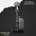 Highlands Miniatures - Eternal Dynasties - Ancient Skeletons with Hand Weapons & EMC 8