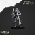 Highlands Miniatures - Eternal Dynasties - Ancient Skeletons with Bows & EMC 8