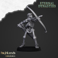 Highlands Miniatures - Eternal Dynasties - Ancient Skeletons with Bows 10