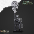 Highlands Miniatures - Eternal Dynasties - Ancient Guard with Halebardes & EMC 11