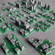 Cities Skylines - 3D Residential Area Tiles Pack