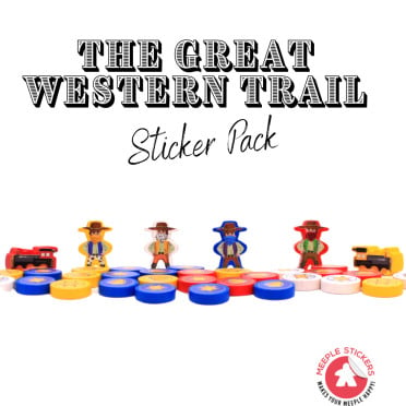 Great Western Trail (1ère édition) - Set d'autocollants