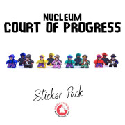 Nucleum - Court of progress sticker set