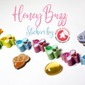 Honey Buzz - Set d'autocollants 5