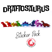 Draftosaurus + extensions - Set d'autocollants