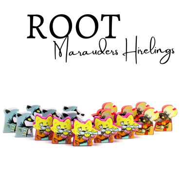 Root Marauders Hirelings Sticker Set