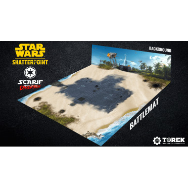 Star Wars: Shatterpoint - Battlemat Scarif Diversion