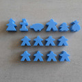 Carcassonne - Set de 14 Meeples Big Box 0