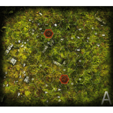 Battlemat Warhammer Underworlds - Forêt/Cimetierre