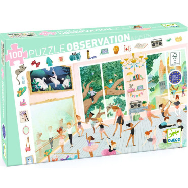 Puzzle observation - L'école de danse - 100 pièces