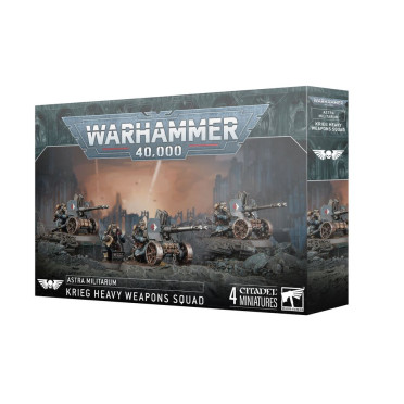 W40K : Astra Militarum - Escouade d'Armes Lourdes de Krieg