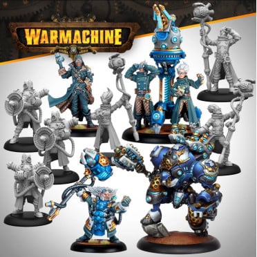 Warmachine: Cygnar Storm Forge Command Cadre