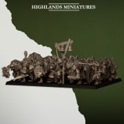 Highlands Miniatures - Sewer Vermin - Vermin Acolytes with EMC