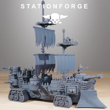 Station Forge - Orques – 1x Gobs Pearl Battle Ship