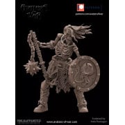 Avatars of War - Undead - Skeleton Warrior with Flail and Shield