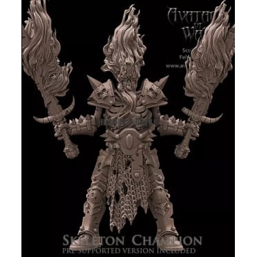 Avatars Of War - Undead - Blazing Blade Skeleton Champion