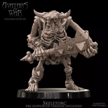 Avatars Of War - Undead - Skeletorc Bonebreaker