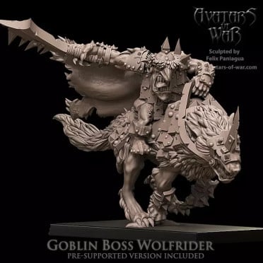 Avatars of Wars - Goblin on Wolf 1