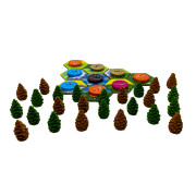 Boite de Cascadia 25x Jetons Pomme de Pin