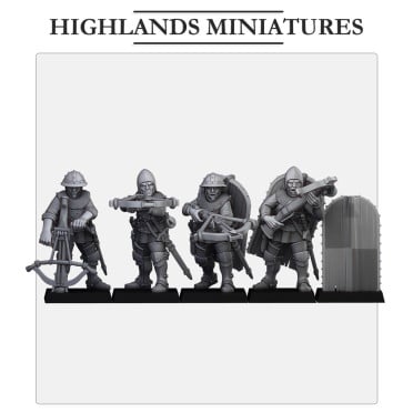 Highlands Miniatures - Gallia - Gallia Shooters: Crossbows