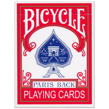 Bicycle Paris Back Playing Cards - Rouge