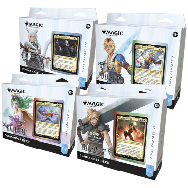 Magic the Gathering : FINAL FANTASY - 4 Commander Decks Collector's Edition