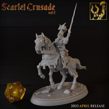 Titan Forge - Scarlet Crusade - Duke on Horse