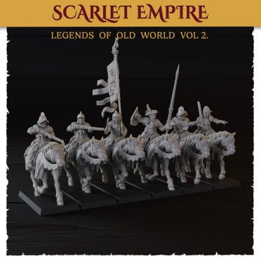 Titan Forge - Scarlet Crusade - Light Cavalry Gun with EMC