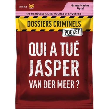 Dossiers Criminels Pocket - Qui a tué Jasper Van Der Meer ?