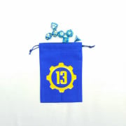 Fallout-inspired flat dice bag - no. 13