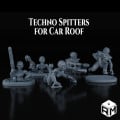 Rise Miniatures - Asphalt War - Techno Spitters for Car Roof - 20/22 mm 0