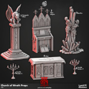 Cast n Play - Eglise de la Colère - Décors