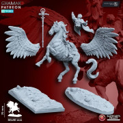 Ghamak - Fantasy - Empire - Mage sur pégase