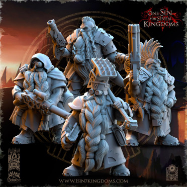 The Beholder Miniatures - Dwarfs - War Engineers